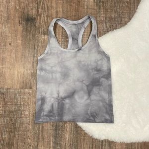 Lululemon Swiftly Tech Racerback Tank 2.0 in Marble Grey - SIZE 4 *Race Length